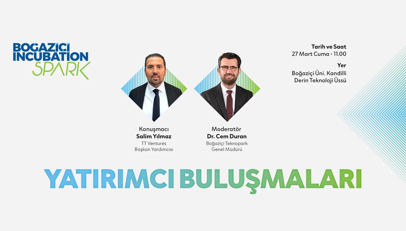 Yatırımcı Buluşmalarında TT Ventures'ten Salim Yılmaz'ı Ağırladık