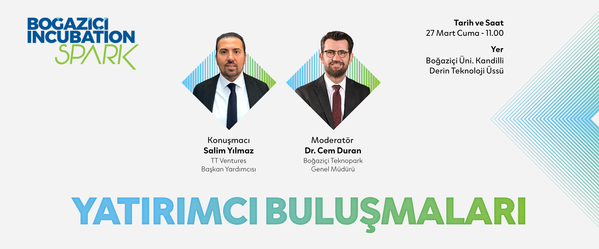 Yatırımcı Buluşmalarında TT Ventures'ten Salim Yılmaz'ı Ağırladık